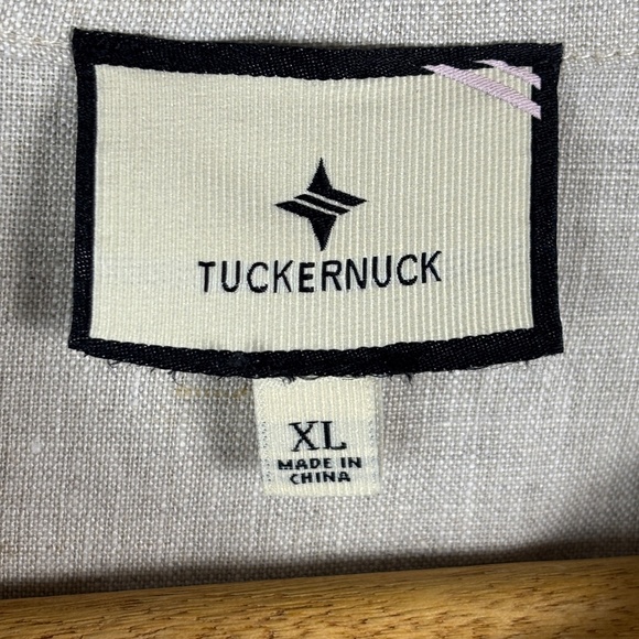 Tuckernuck Womens Long Sleeve Linen Tatum Popover Blouse XXL Beachy Breathable - Picture 6 of 12